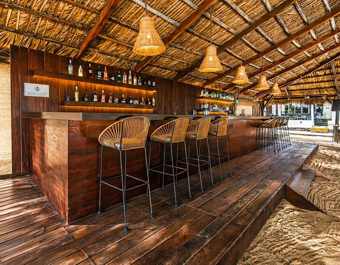 Detalles de diseño interior Hotel Artisan Playa Chachalacas