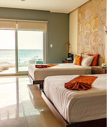 Entrada principal Hotel Artisan Playa Chachalacas